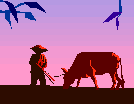 Farmer and Ox
